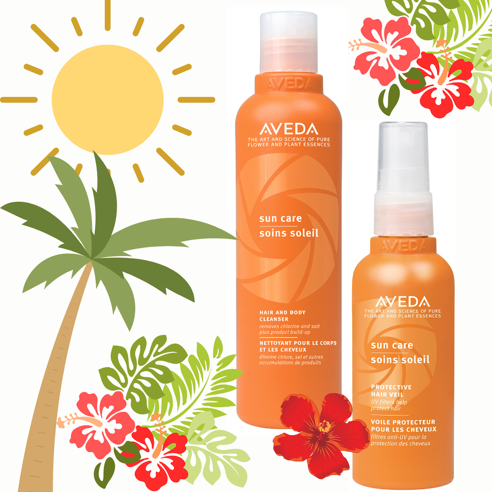 summer hair care sun scalp skin