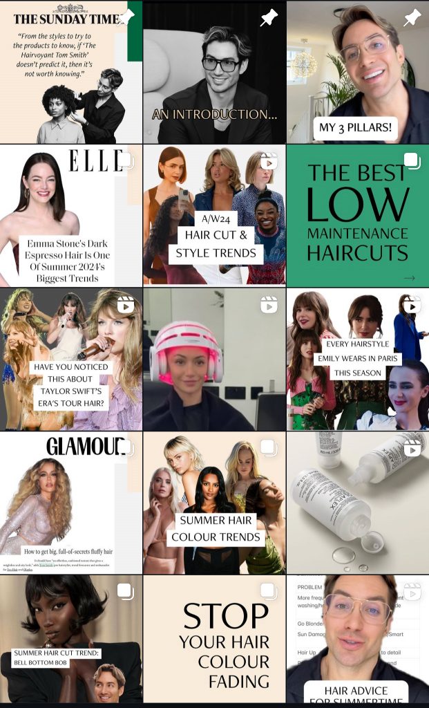 Tom Smith's Instagram profile