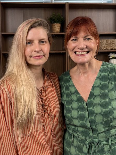Alex Brownsell with Respectfully host Nicky Pope 